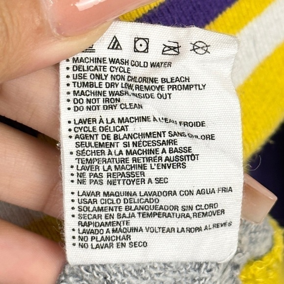 NFL Team Apparel Minnesota Vikings Graphic Pullover Hoodie Size Medium Men - Picture 9 of 11